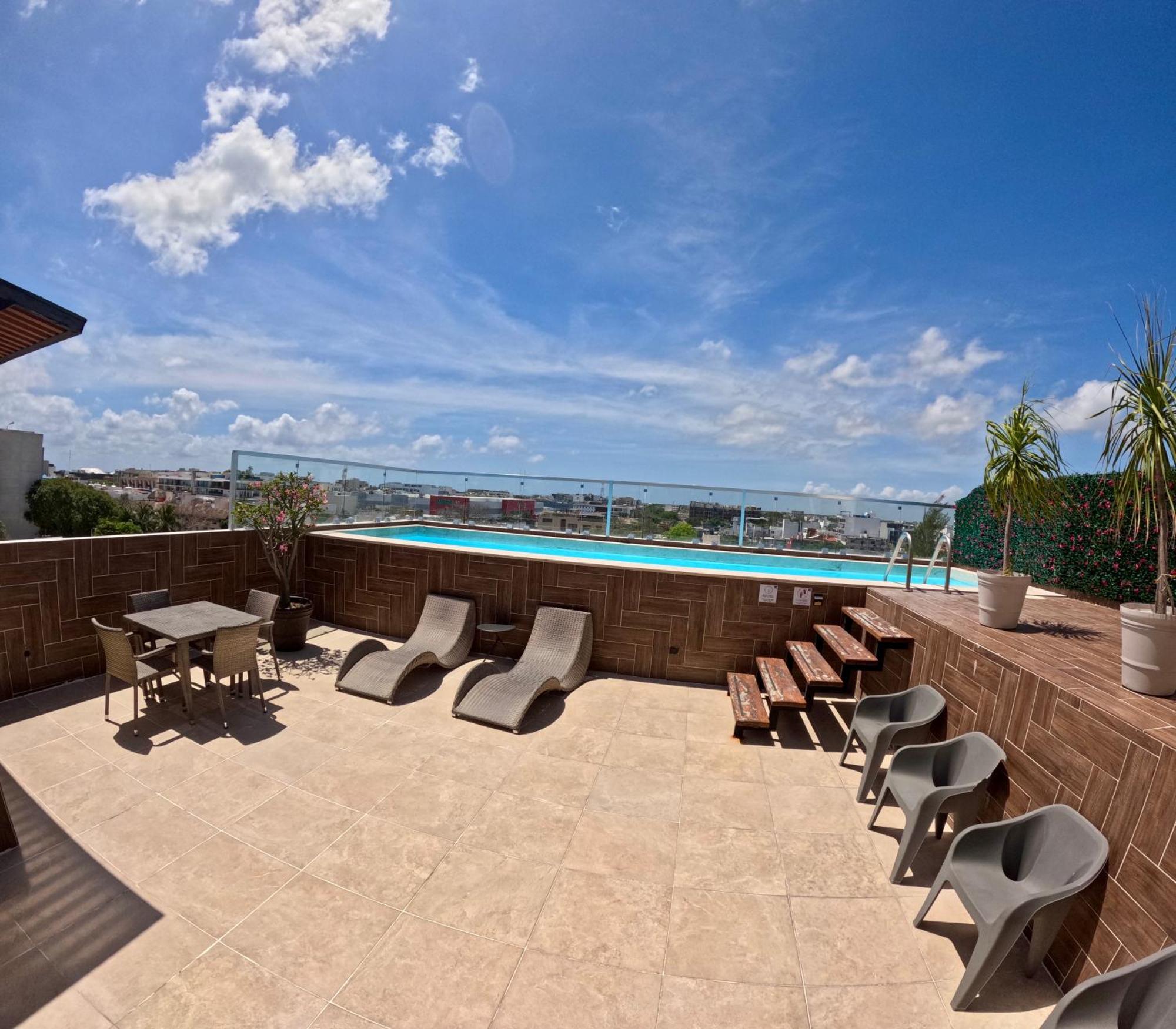 Studios With Roofpool In Vanessa 24 Playa del Carmen Exteriör bild